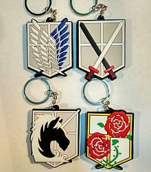 Брелоки по аниме Атака Титанов + доставка