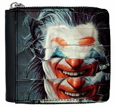 Кошелек на молнии с отделением для мелочи "Joker Movie" Joaquin Phoenix