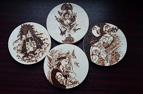 Набор подставок "Акацуки"